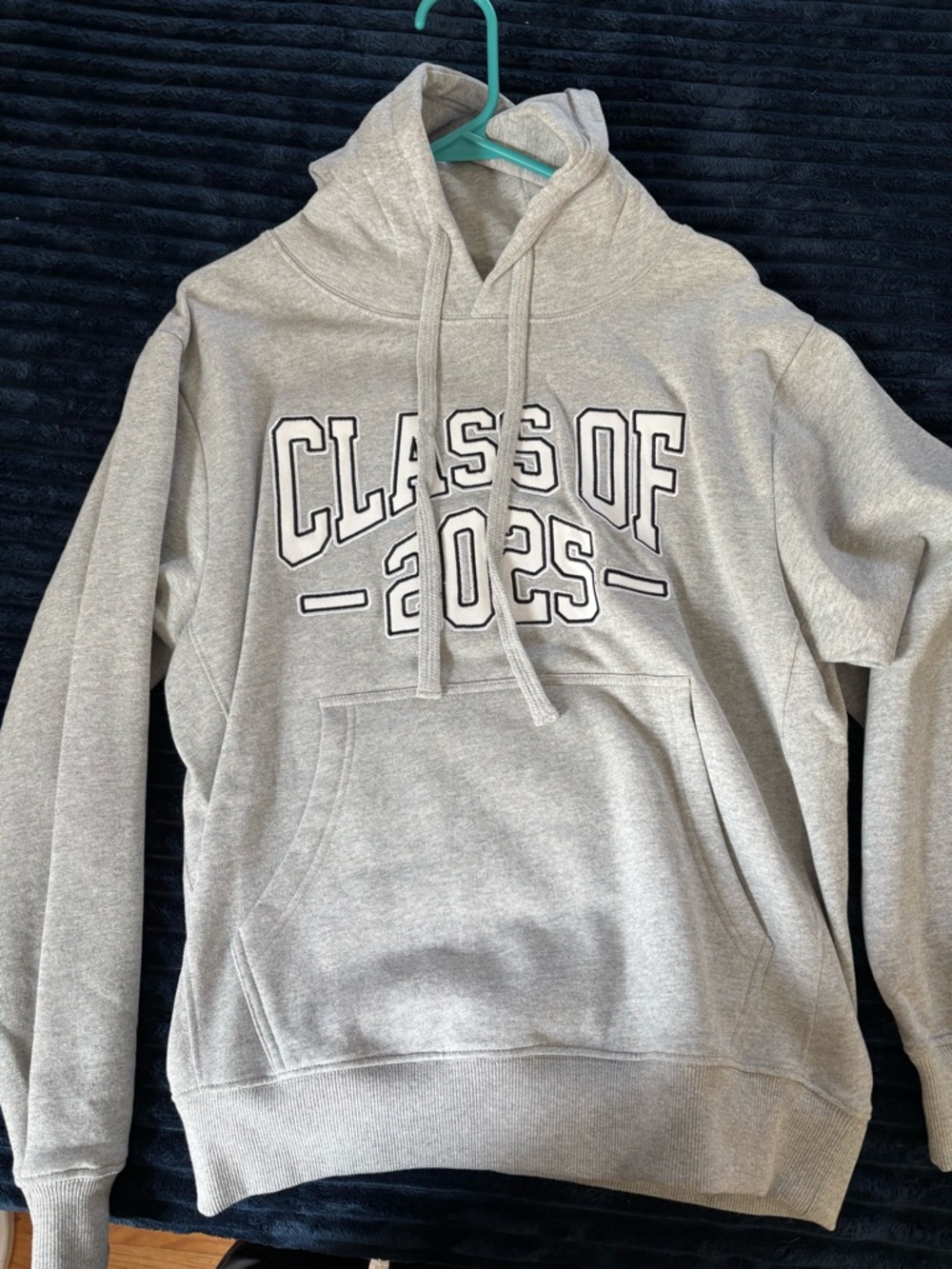 Gray "Class of 2025" Crewneck Hoodie - Unbranded